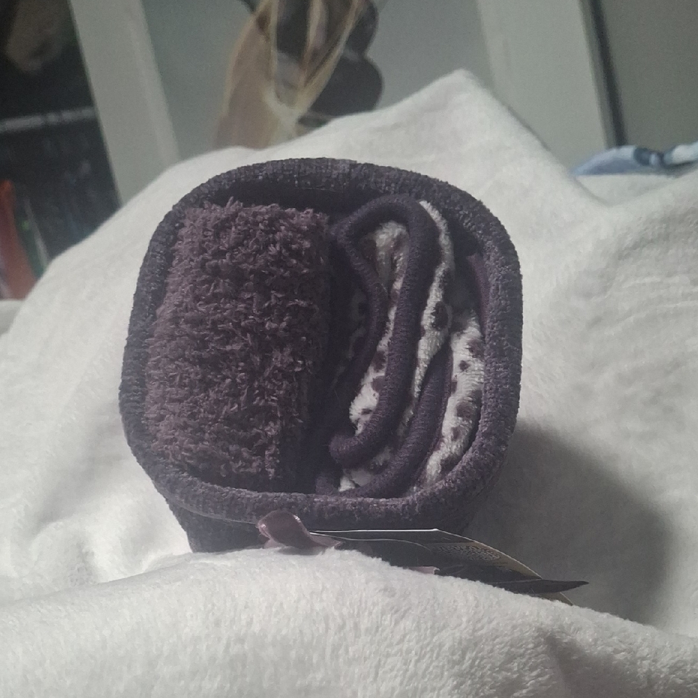 Plush Purple Spa Set